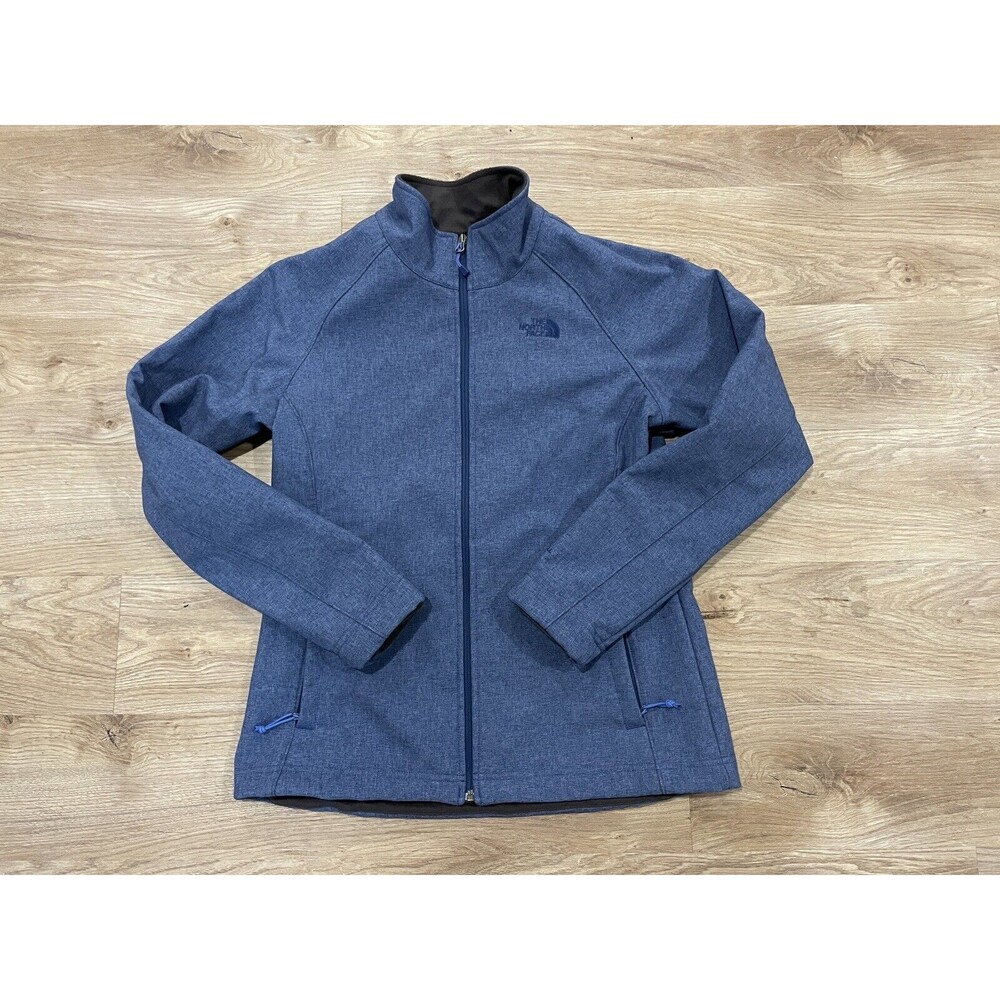 The North Face Women's APEX RISOR Windwall Zip Up Jacket Size LARGE Blue